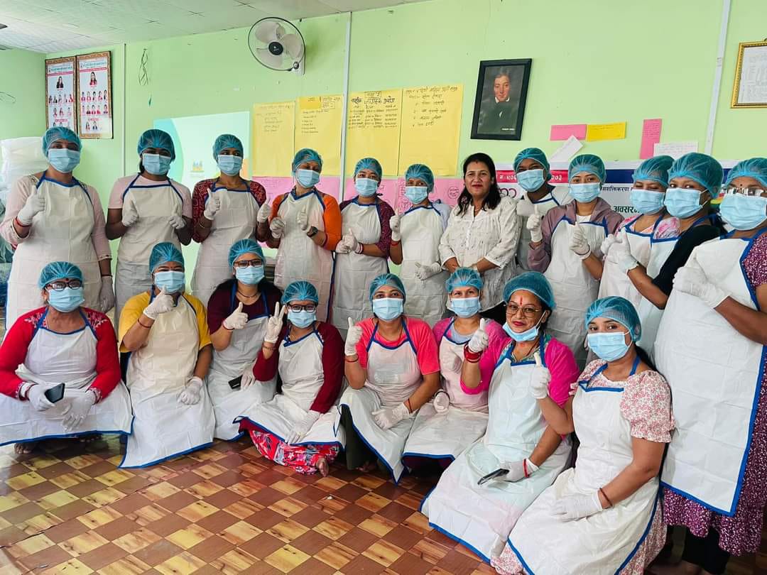 Sustainable crafting training programs in Nepal